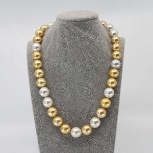 south sea multi color pearl necklace pearls.jp tokyo japan