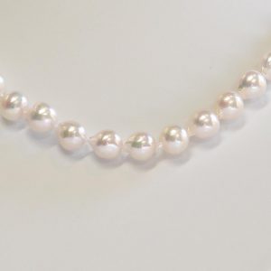 Japanese Akoya Baroque Pearl Necklace