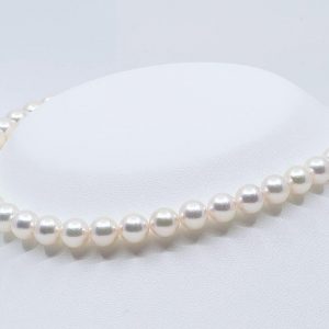 AAA Japanese Akoya pearl necklace pearls.jp tokyo japan