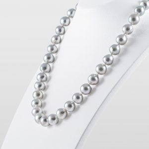 Natural Blue Japanese Akoya Baroque Necklace