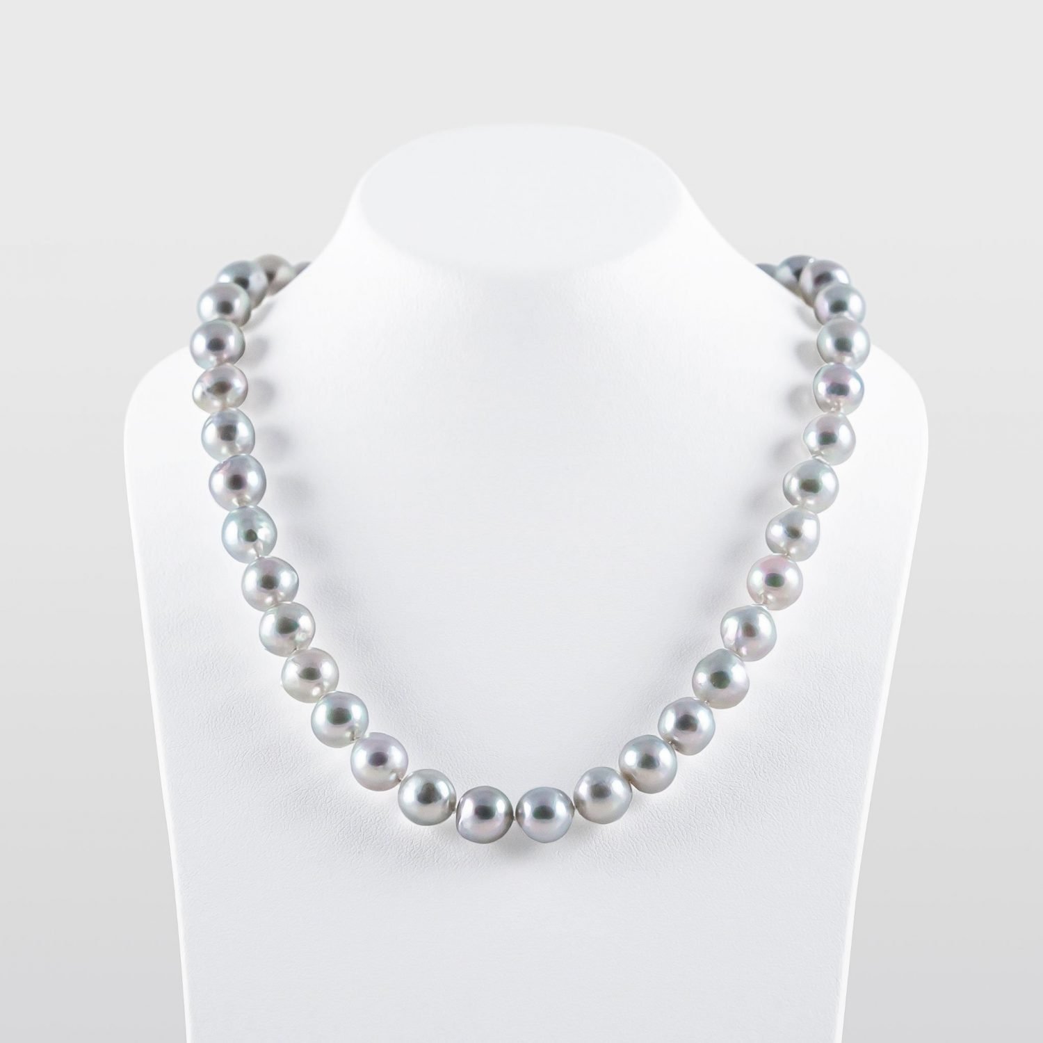 Natural Blue Japanese Akoya Baroque Necklace