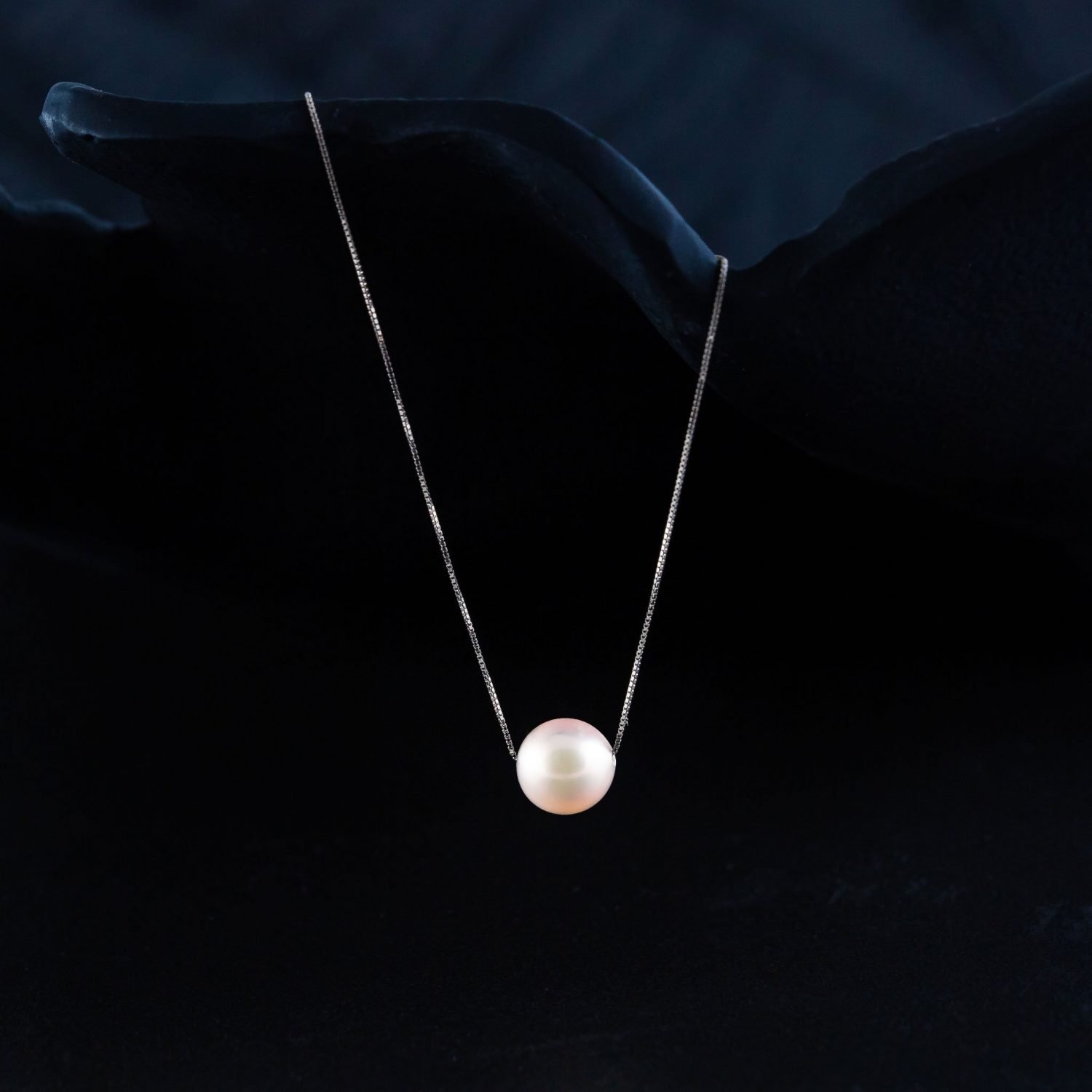 Japanese Akoya Pearl Necklace on chain