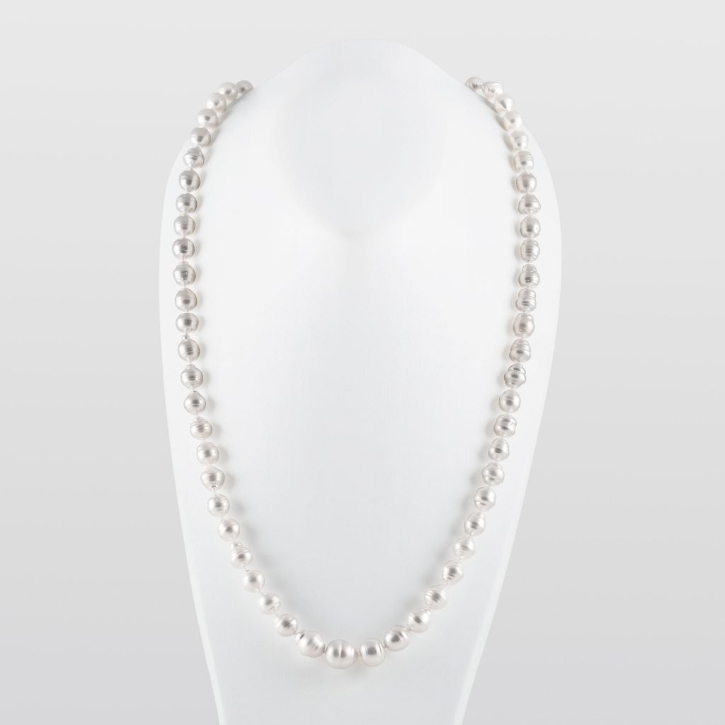 White South Sea Baroque Pearl Necklace AAA