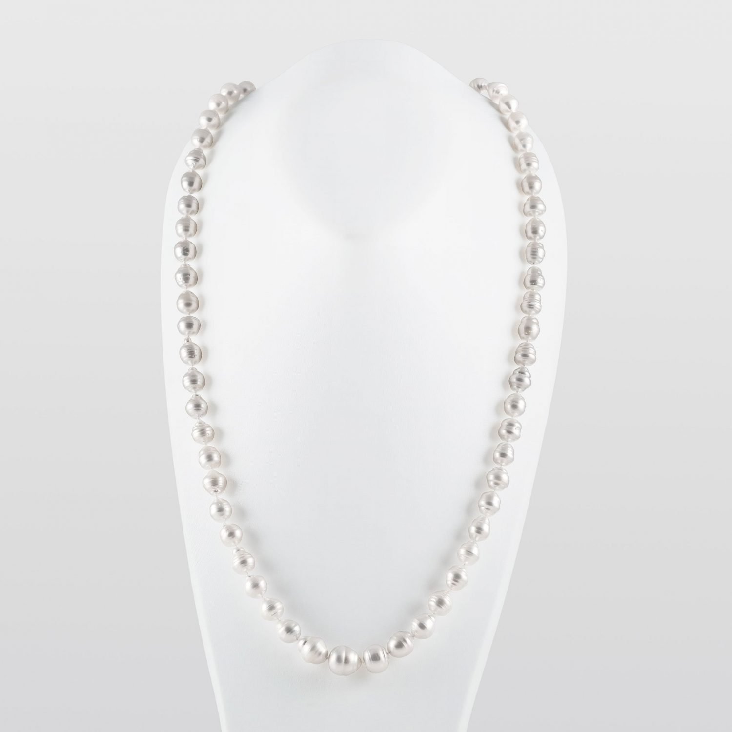 White South Sea Baroque Pearl Necklace AAA