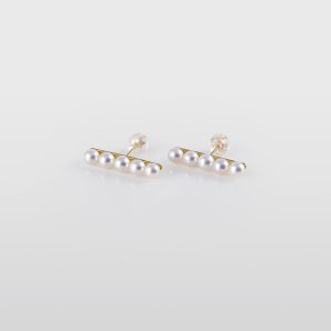 Japanese Akoya Pearl Earrings AAA 4mm
