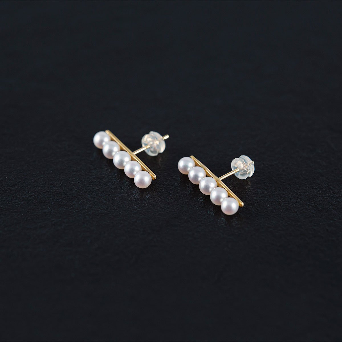 Japanese Akoya Pearl Earrings AAA 4mm