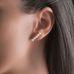 Japanese Akoya Pearl Earrings AAA 4mm