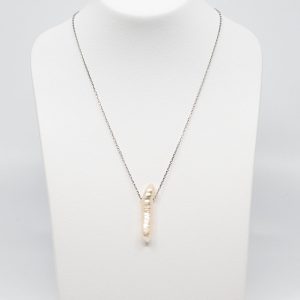 Biwa freshwater pearl necklace