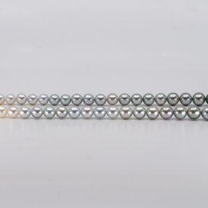 pearl ombre necklace with tahitian and south sea pearls