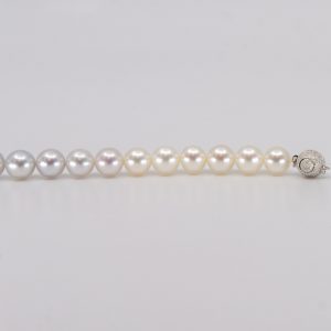 pearl ombre necklace with tahitian and south sea pearls