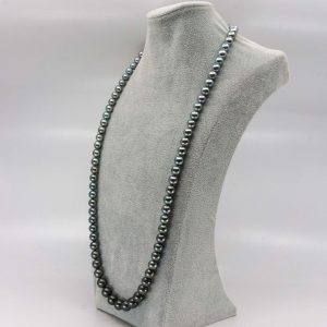 pearl ombre necklace with tahitian pearls