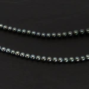 pearl ombre necklace with tahitian pearls