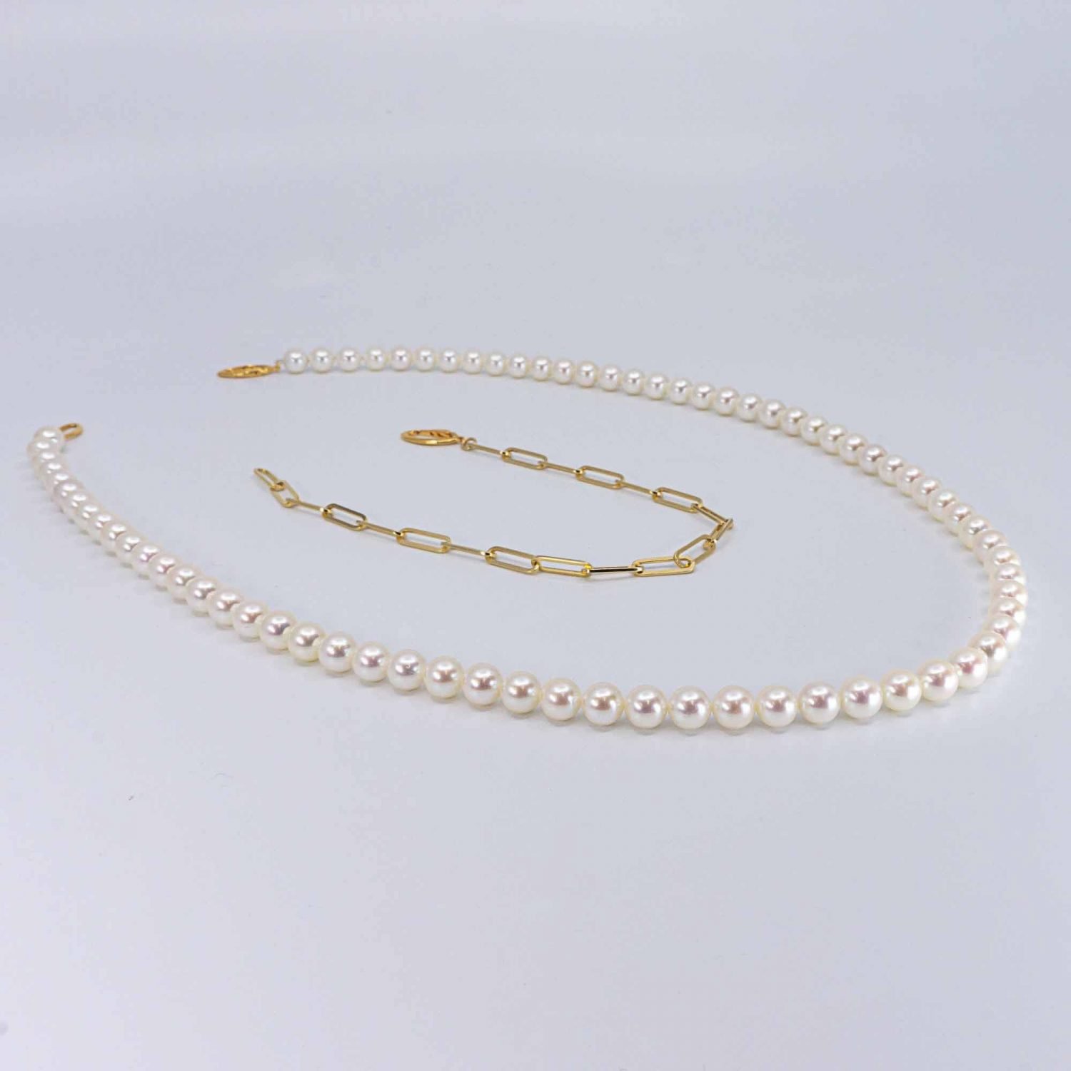 Japanese short Akoya Pearl Necklace pearls.jp tokyo japan