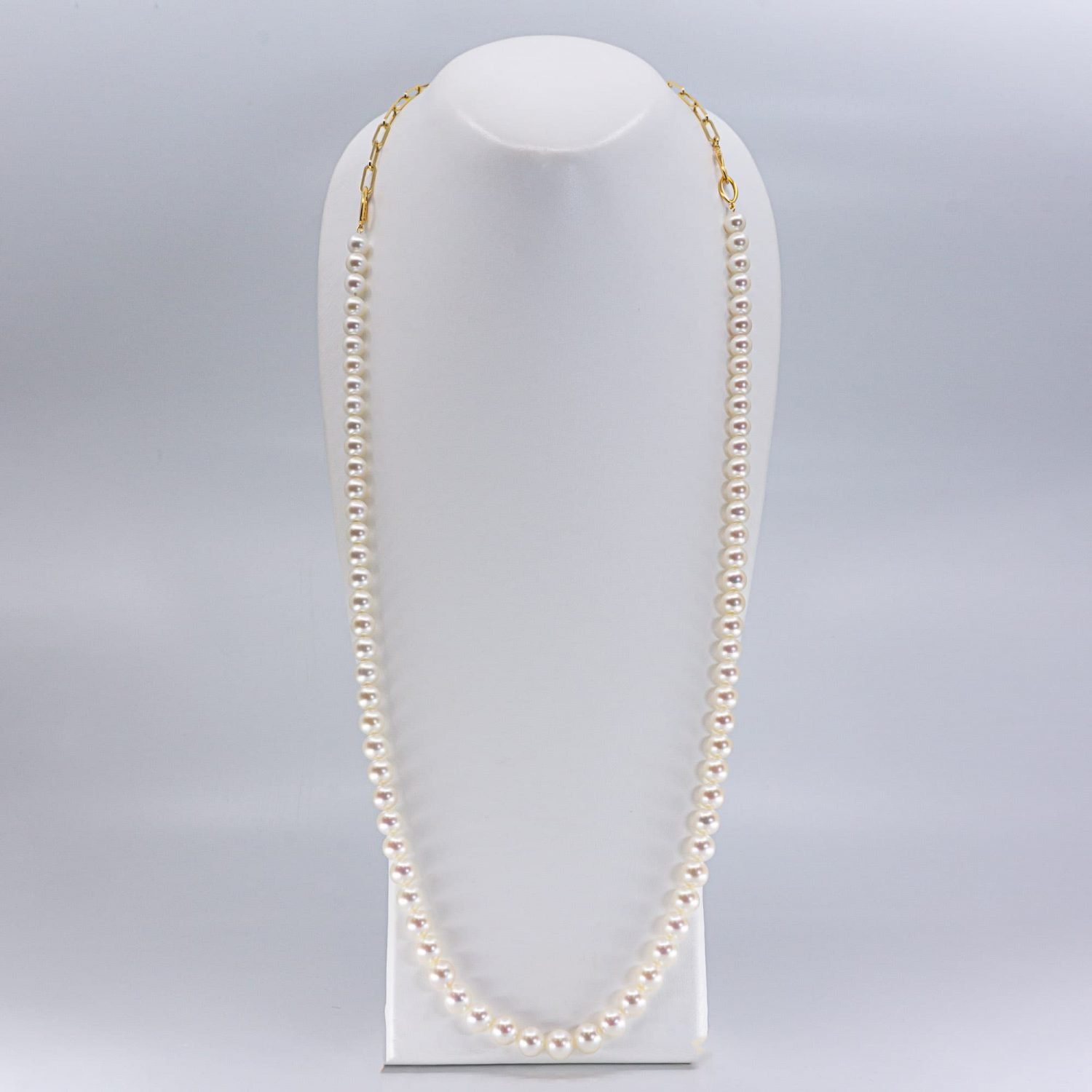 Japanese short Akoya Pearl Necklace pearls.jp tokyo japan