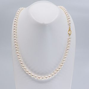 Japanese short Akoya Pearl Necklace pearls.jp tokyo japan