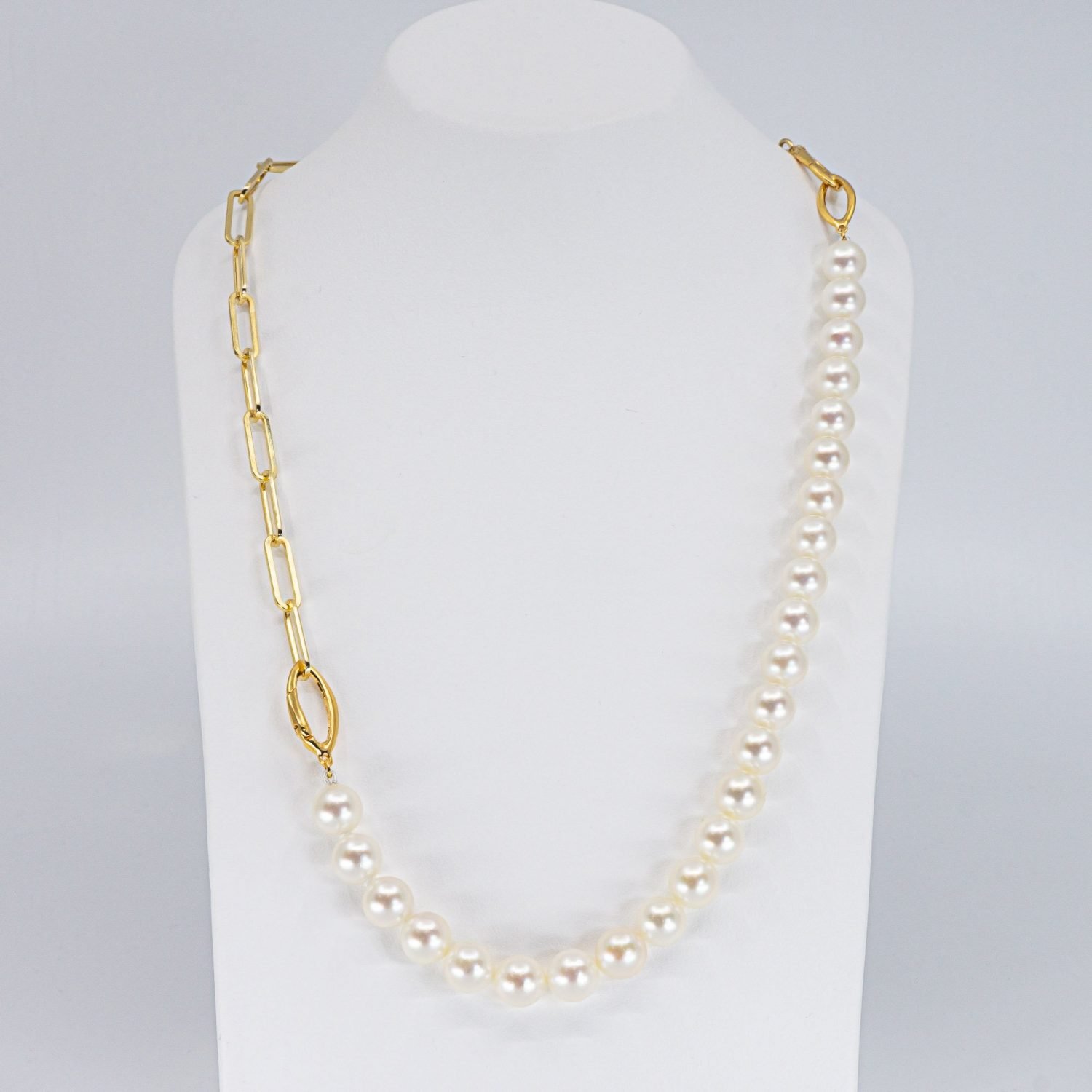 Japanese short Akoya Pearl Necklace pearls.jp tokyo japan