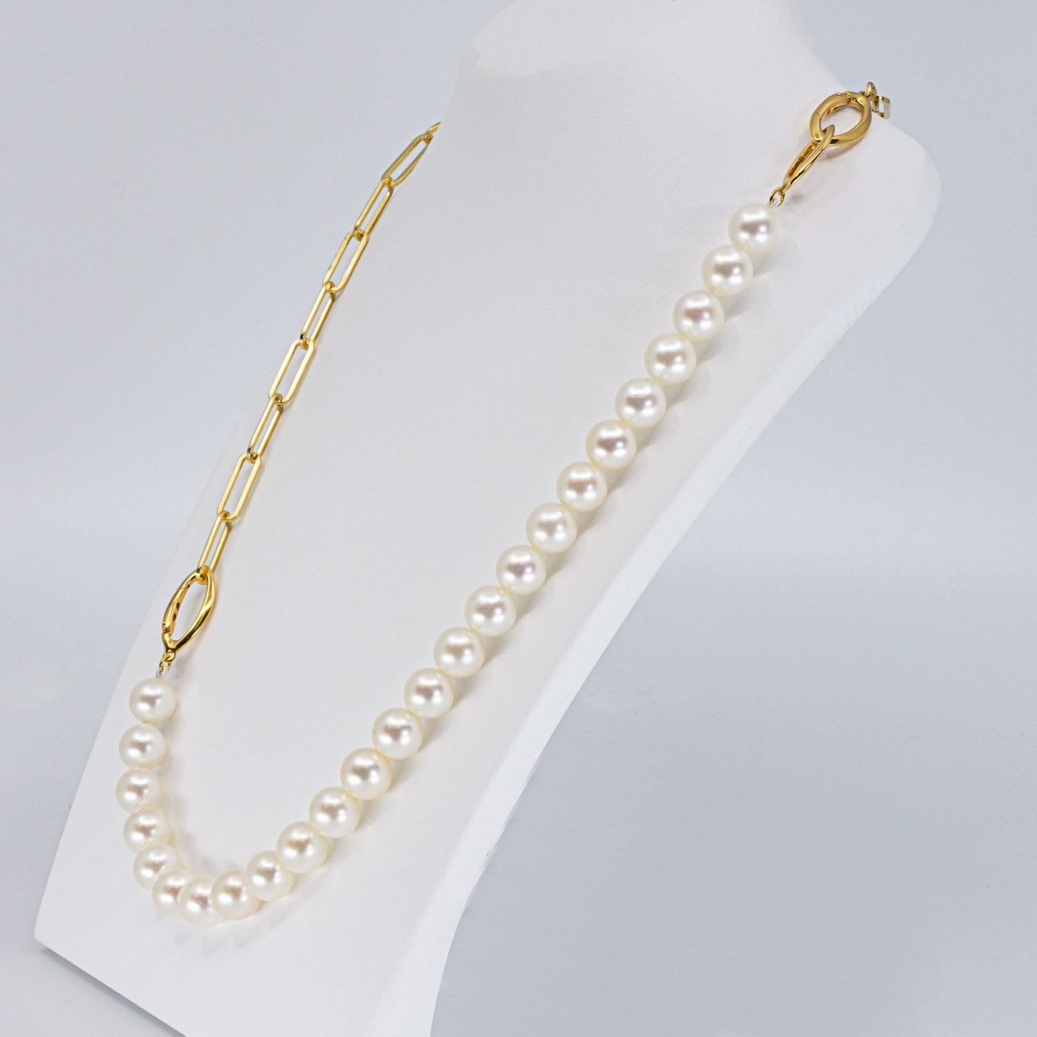 Japanese short Akoya Pearl Necklace pearls.jp tokyo japan