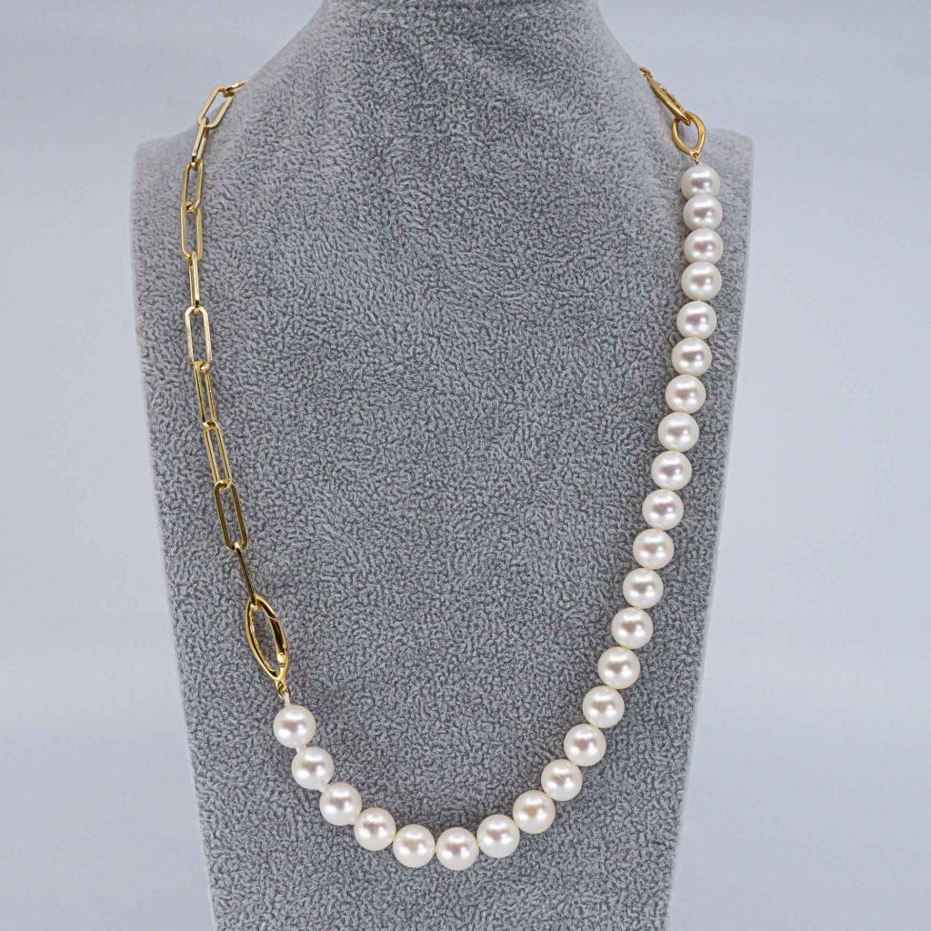 Japanese short Akoya Pearl Necklace pearls.jp tokyo japan