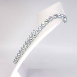 natural silver blue akoya pearls.jp tokyo, japan