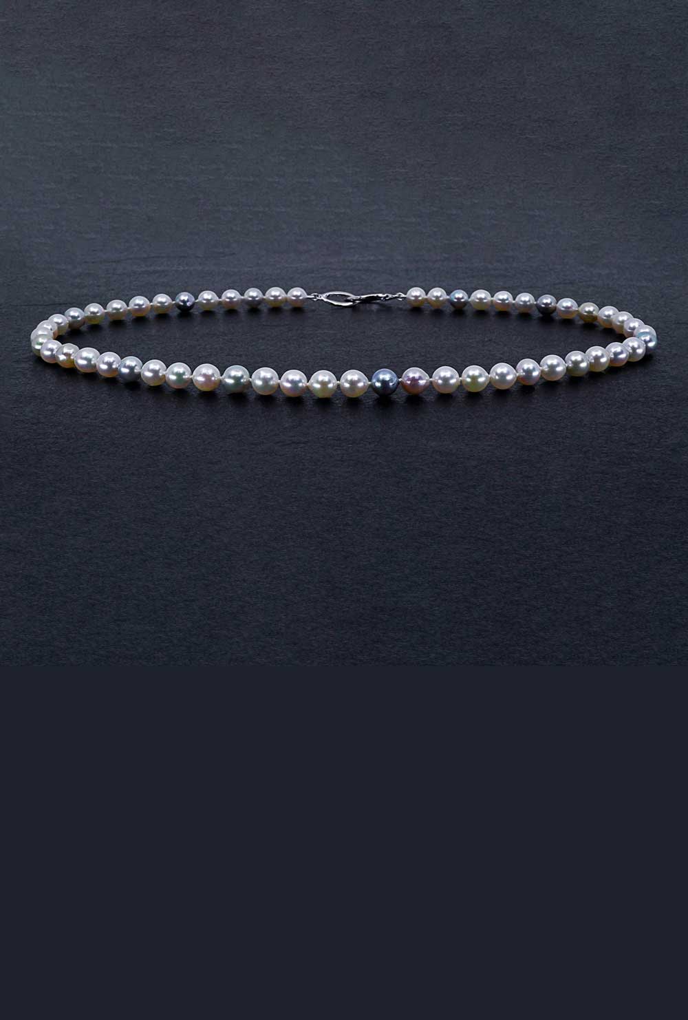 Thalia — natural akoya Baroque Pearl Necklace