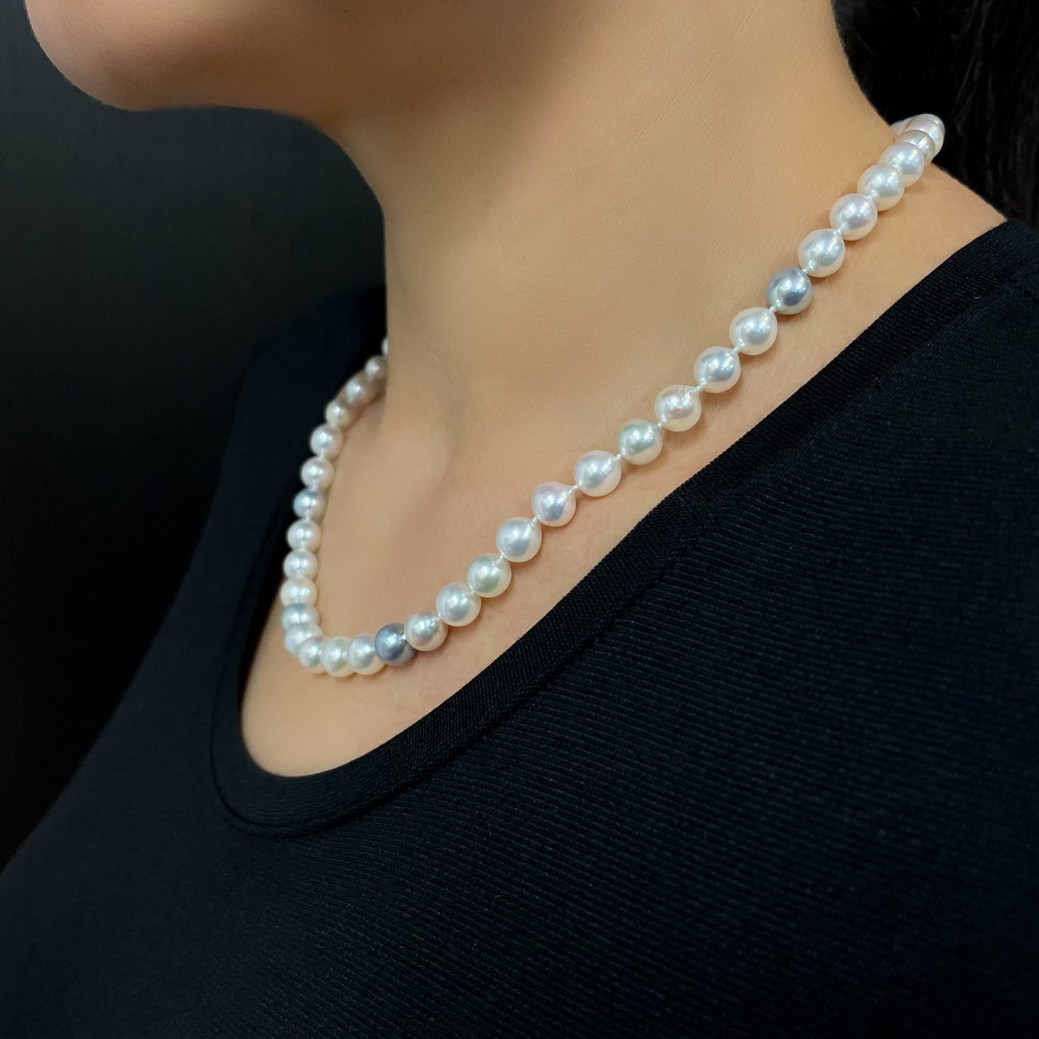 Thalia Akoya Pearl Necklace pearls.jp