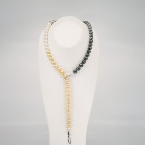 tri-color pearl ombre necklace pearls.jp