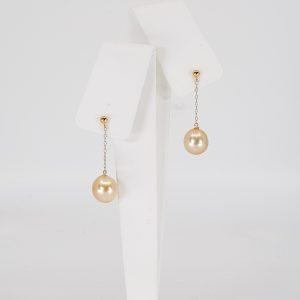 minerva gold south sea. pearls.jp earrings, tokyo, Japan