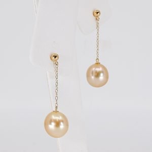 minerva gold south sea. pearls.jp earrings, tokyo, Japan