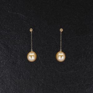 minerva gold south sea. pearls.jp earrings, tokyo, Japan