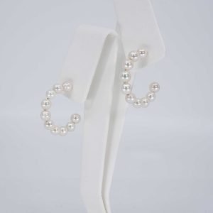 Japanese Akoya Hoop Earrings, pearls.jp, Tokyo, Japan