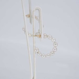 Japanese Akoya Hoop Earrings, pearls.jp, Tokyo, Japan