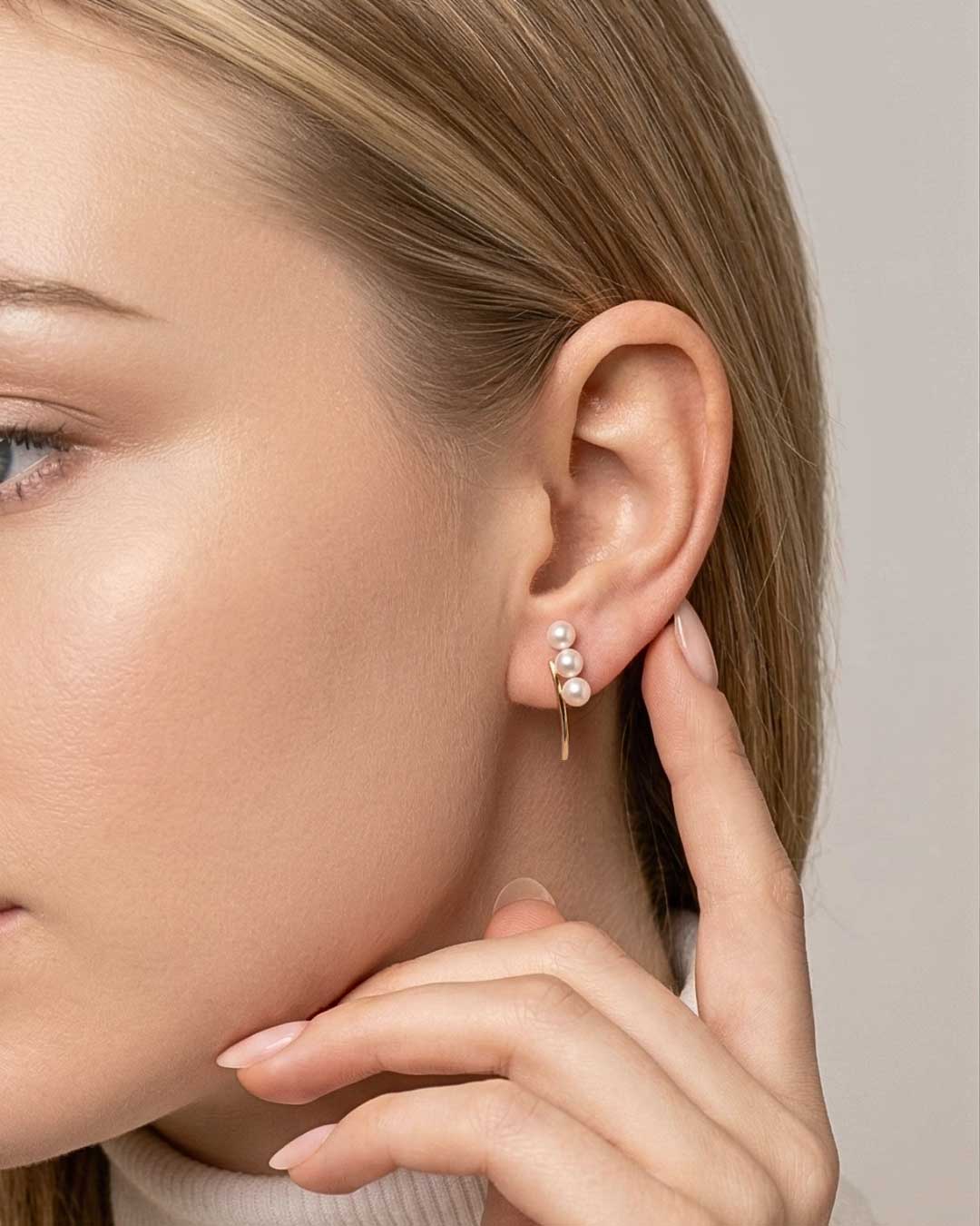 TRIA Akoya Pearl Earrings - Image 1