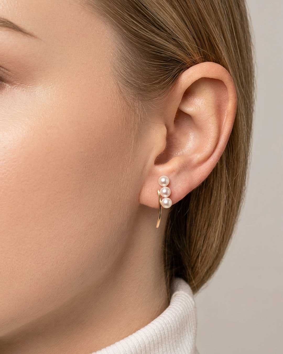 TRIA Akoya Pearl Earrings - Image 5