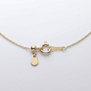 Japanese Akoya Pearl Necklace 18K Yellow Gold Diamond